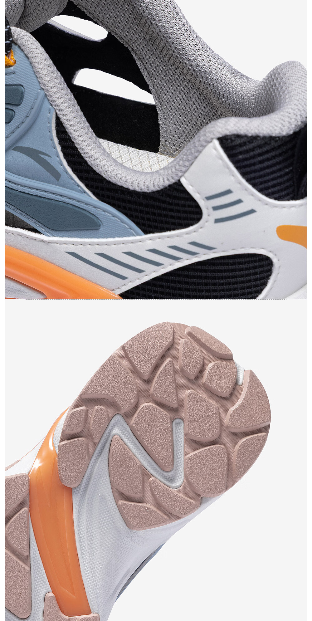 Anta Kids Boys Sandals 2026 Summer Outdoor Breathable Non-slip Water Shoes Frame Shoes A12626976 54